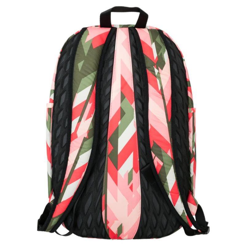 Nike Polyester Backpack Regular Unisex Pink/Army Green/Red Casual