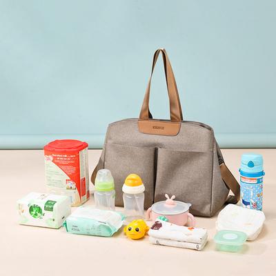 Fashionable New Arrival Three-Piece Mommy Bag  Simple Large Capacity Multifunctional, Portable, and Versatile Maternity Baby Bag