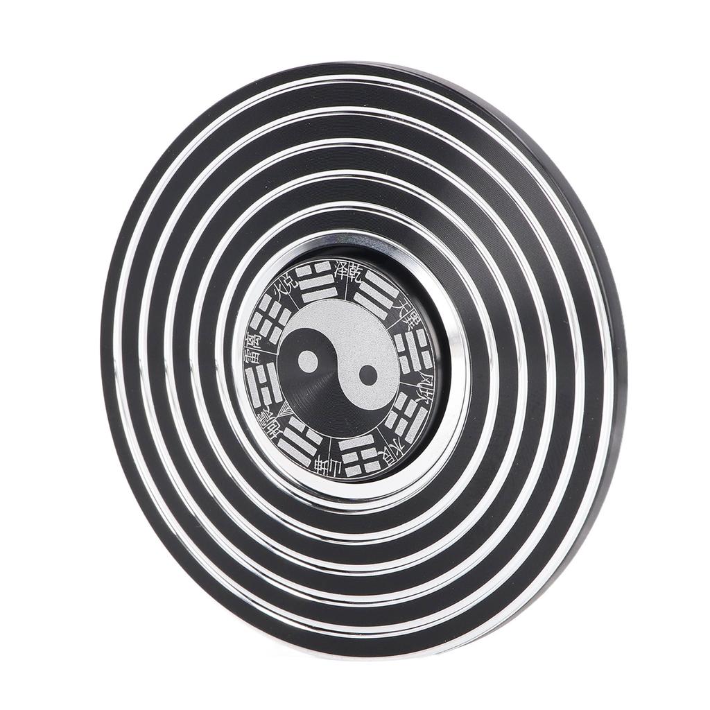 Jucărie Rotativă de Vârf de Deget Diametru 8cm Stil Chinezesc Design Tai Chi Aliaj Reducere Stres Rotație Manuală