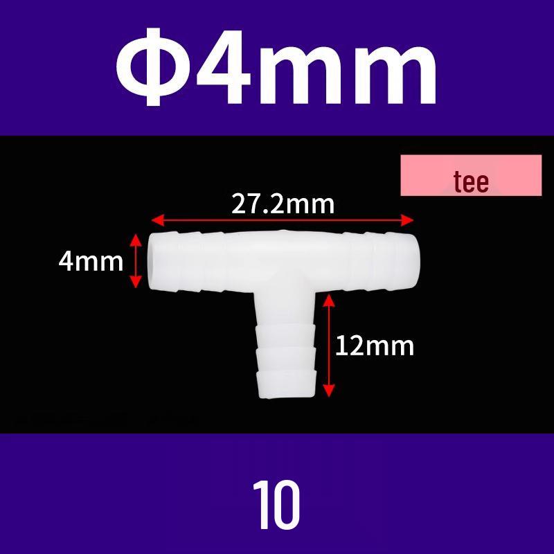 Kunststoffverschraubungen: T-Stück, Winkelstück, Gerade, Reduzierstück, Schlauchverbinder, T-Stück, L-Stück, 1-teilig