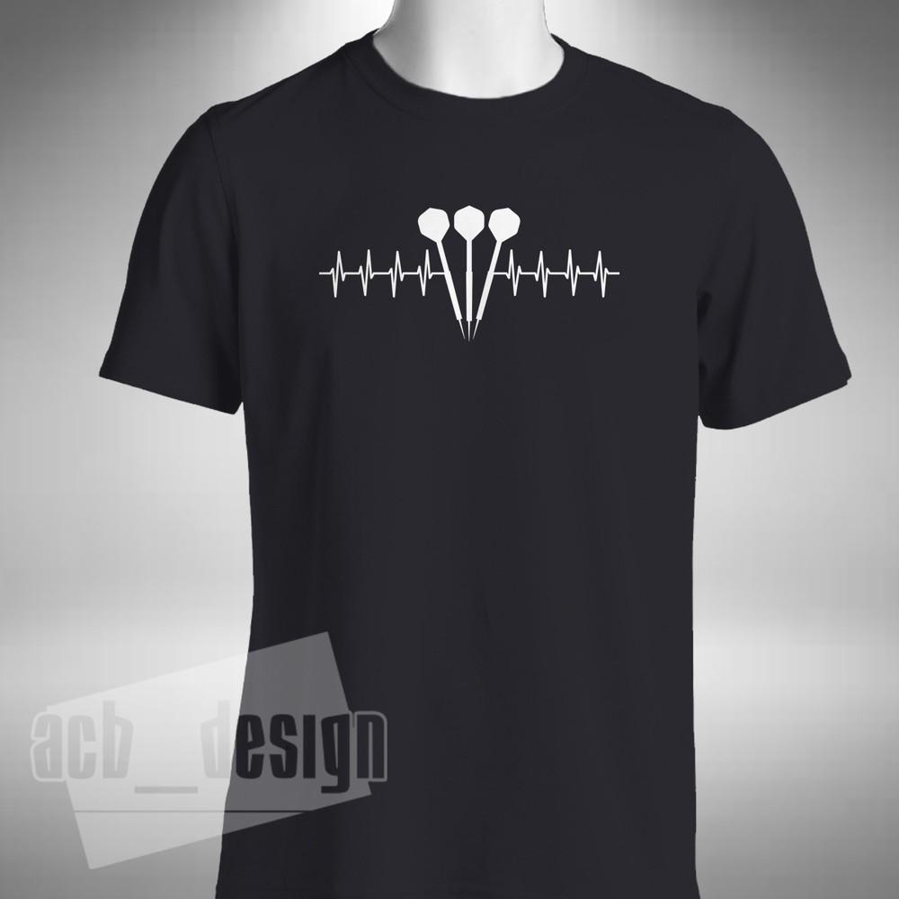 

Darts Heartbeat T-Shirt 180 Phase 5 Taylor Barney Gerwen Lewis Wright Anderson L