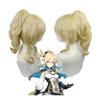 Stunning Pale Gold Genshin Impact Jean Wig For Cosplay And Halloween Parties