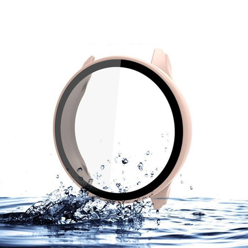 Protect Cover For Move Trend Waterproof Screen Protector-Shell Frame Smartwatch One-piece Housing Glass Film Accessories