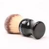 YAQI 24mm Black Handle Yellow Synthetic Hair Knot Mens Wet Shaving Brush