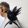 Halloween Schwarze Krähe Abfallende Schulter Simulierte Krähe Elastisches Band Cosplay Kostüm Requisiten Süßes oder Saures Frohes Halloween Dekorationen