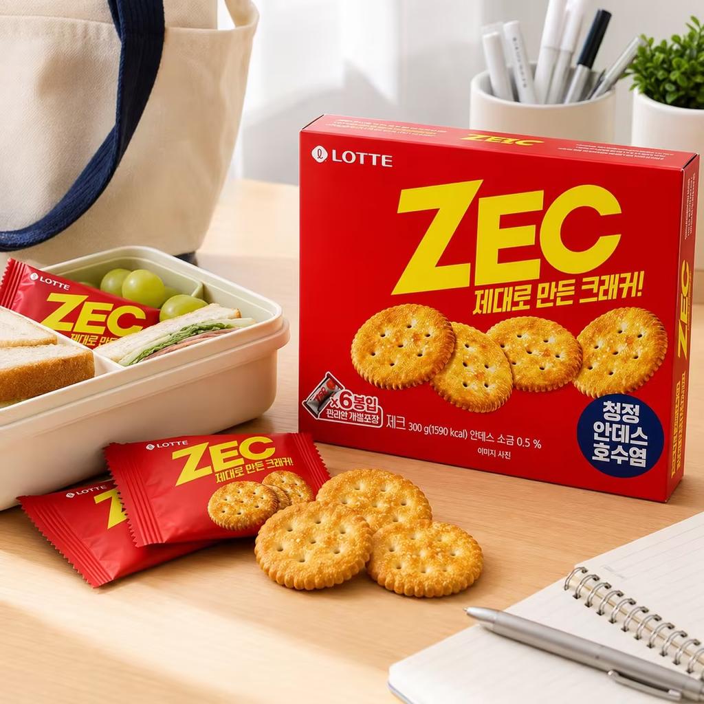Lotte ZEC Salzige Soda-Cracker 300g