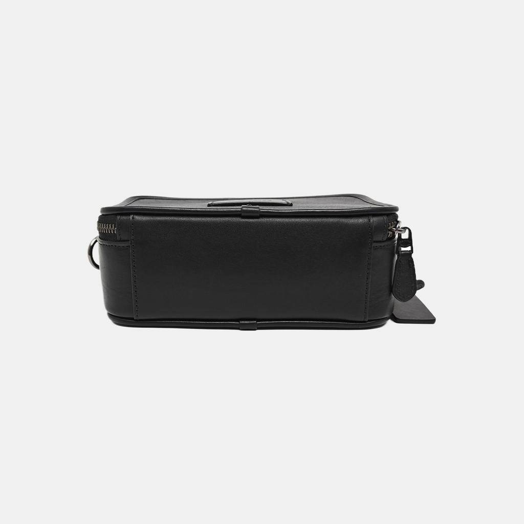 [Pre-Owned] Wyatt 20 Brand Logo Zipper Closure Coated Canvas Crossbody Bag Small - Excellent #1XH0MT6