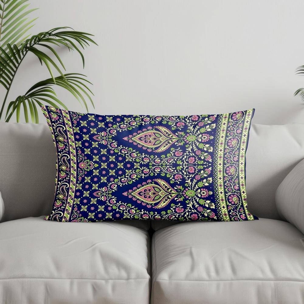 Home Decor Exotic Pattern Rectangle Pillowcase Suitable For Sofa Bedroom Car Pillow Cover Cushion Rectangular Back Cushion