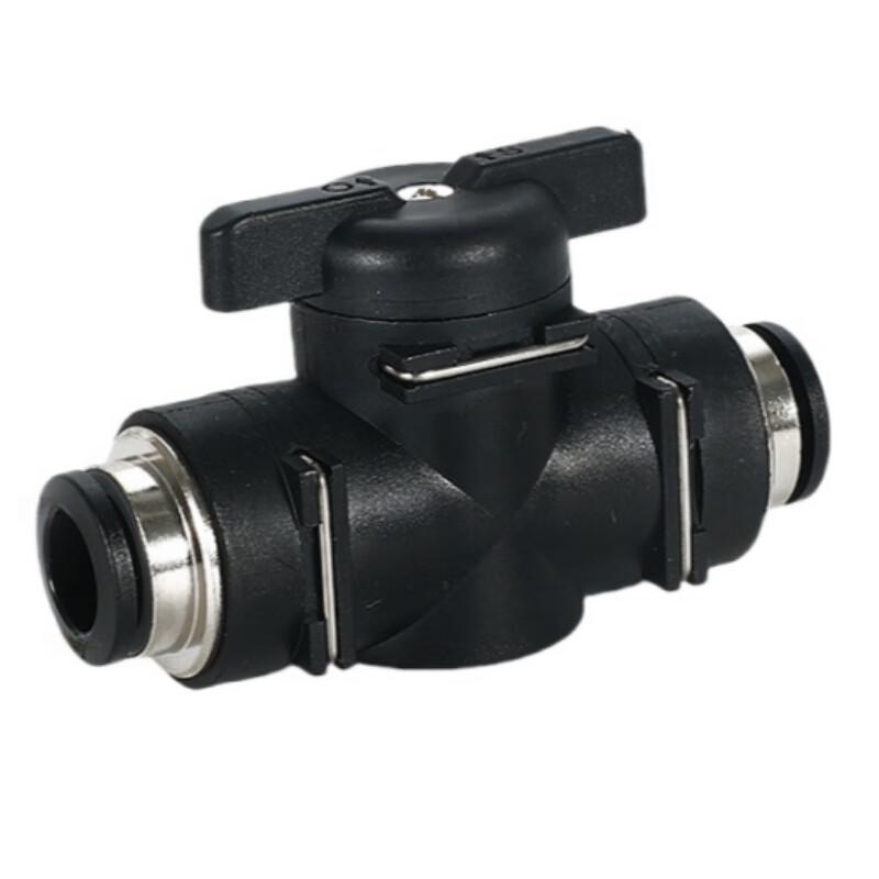 Pneumatic 4mm Quick Connect Plastic Hand Valve
