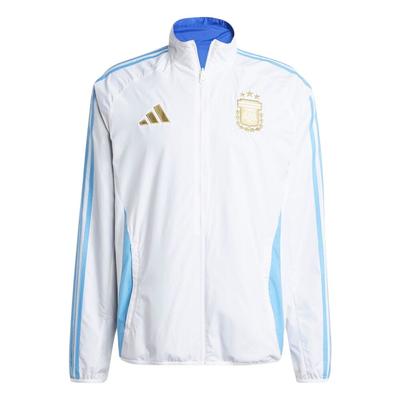 Argentina National Team Series Stand-Collar Long-Sleeve Jacket Men Outerwear White Blue IW0219