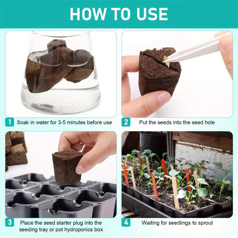 AeroGarden Compatible Cuttage Growth Stones Hydroponic Planting Medium Seedling Planting Box Supplement for Garden Care