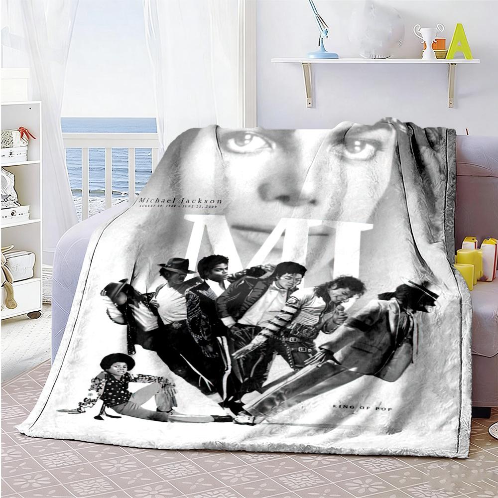 Michael Jackson Blanket Ultrasoft Great For Office Seaside Bedding Four Seasons Universal Modern Best Holiday Gift For Friends Family