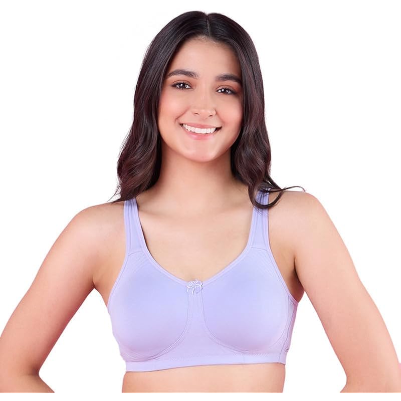 NYKD by Nykaa Encircled with Love Cotton Shape & Support Non Padded Non Wired NYB169 Lavender (32C)