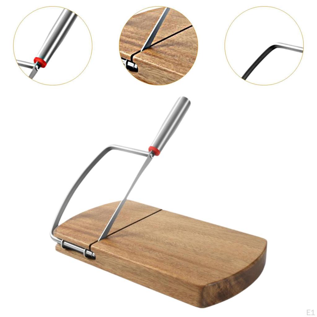 Dessert Lebensmittel Slicer Guillotine Einfach zu Bedienen Käse Schneidebrett Schneider für Biltong Früchte Schinken