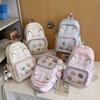 New Y2K Cute Cat Ita Backpacks Large Capacity Rucksack Girls Transparent DIY Display Knapsacks Outdoor Fashion Travel Schoolbags
