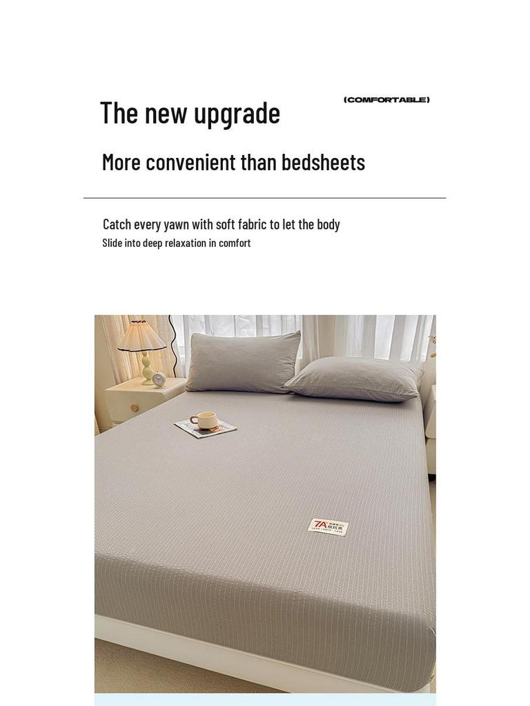 A-Grade Solid Color Bedspread and Dustproof Fitted Sheet for Simmons Taiwan Bedding