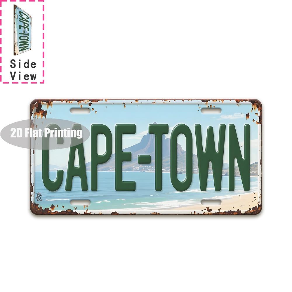 Tin Sign  Vintage Durable Metal Plaque Wall Decor Home Office Bar Man Cave City Coffee Toilet Year License Plate Wall Art
