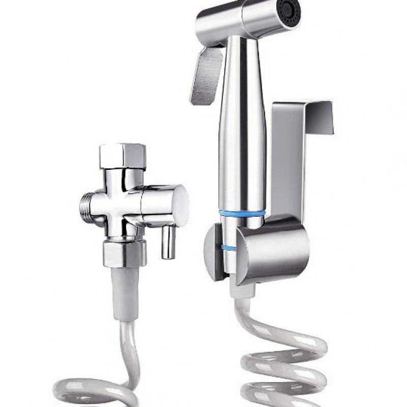 US Standard Toilet Bidet Spray Gun Set with 7/8 Diverter - Popular Toilet Companion.