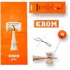 Wisee Kendama Krom Pop Chrome Pop Lol Sticky Clear  Orange  Orange