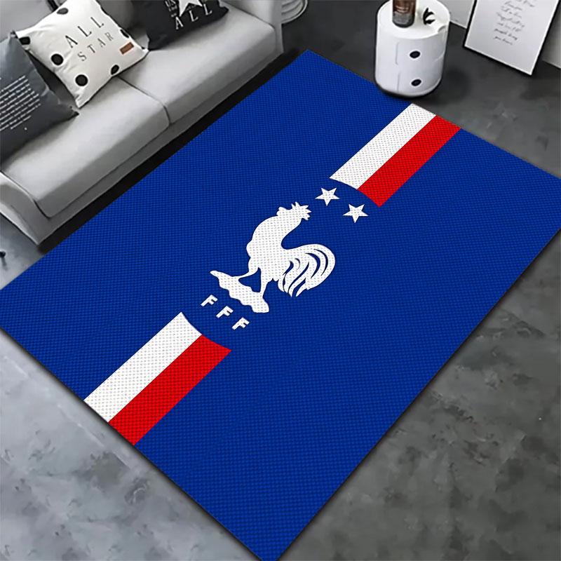 France National Football Team Carpet Rug for Living Room Bedroom Home Sofa Decoration,Kids Play Non-slip Floor Mat