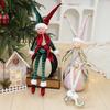 Christmas Elf Decor Plush Fabric Ornaments For Holiday Tree And Hotel Window Display
