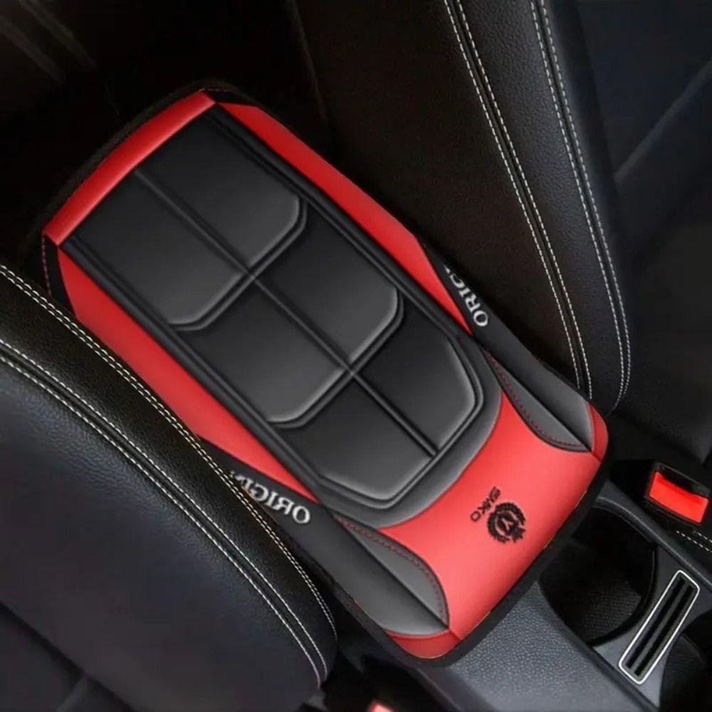 New Polyester Armrest Box Cushion Dirt-resistant Comfortable Center Console Cover Abrasion Car Armrest Cushion Universal