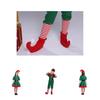 Hochwertiges Weihnachtself Kostüm Set für Kinder für Weihnachtsfeiern Cosplay Rollenspiel