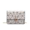 Street Style Mini Pu Shoulder Bag For Women With Chain Strap And Lock Closure