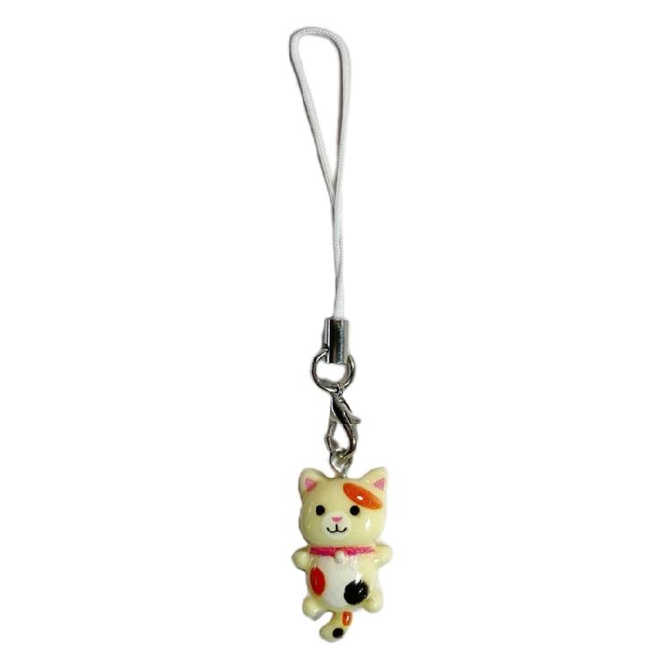 Y2k Phone Charm Cute Cat Pendant Keychain Phone Chain Strap Lanyard Jewelry Gift