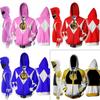 Mighty Morphin Power Rangers Cosplay 3d Printing Hoodie With Premium Quality