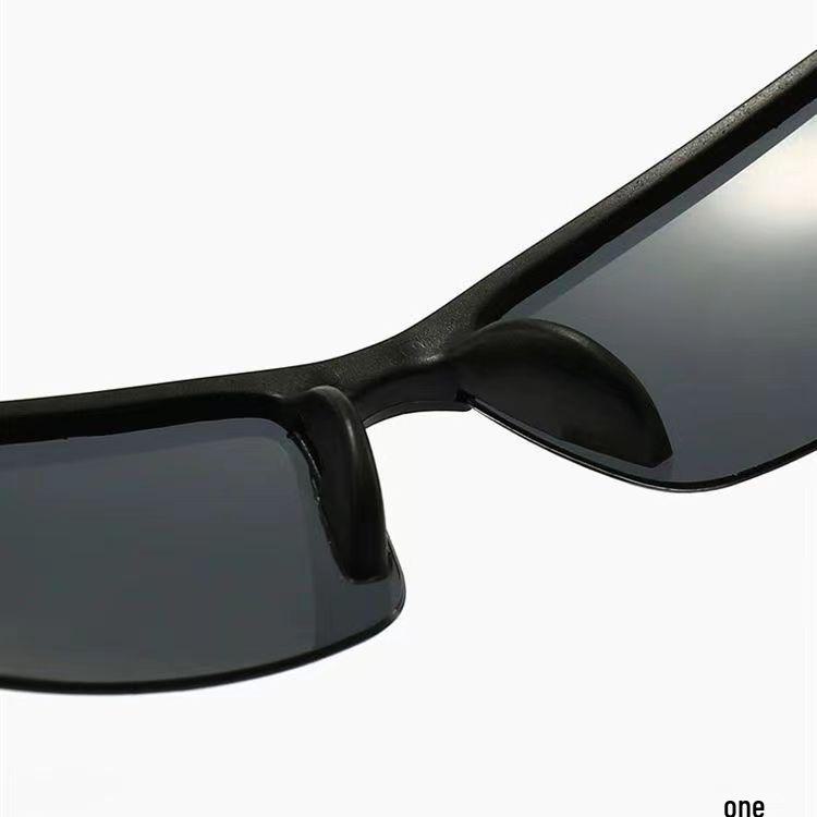 Men's Half-Frame Cycling & Fishing Sunglasses - Day/Night Vision