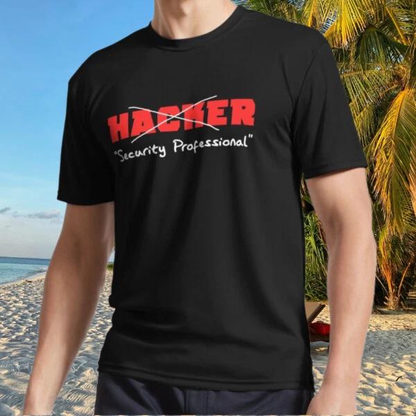 Hacker Security Professional Ethical Hacker & Active T-Shirt Funny Size S to 5XL S