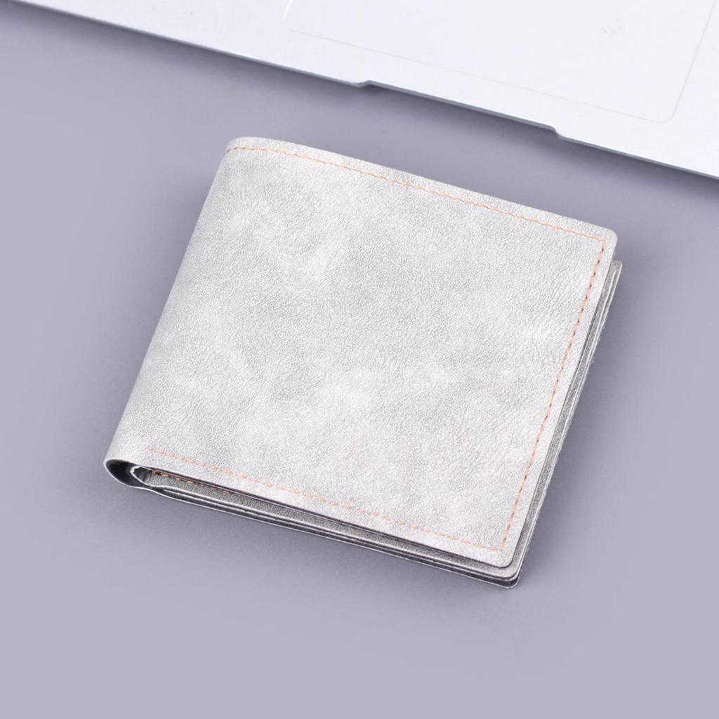 Men's Bi-Fold Leather Wallet: Soft, Compact Billfold for Students