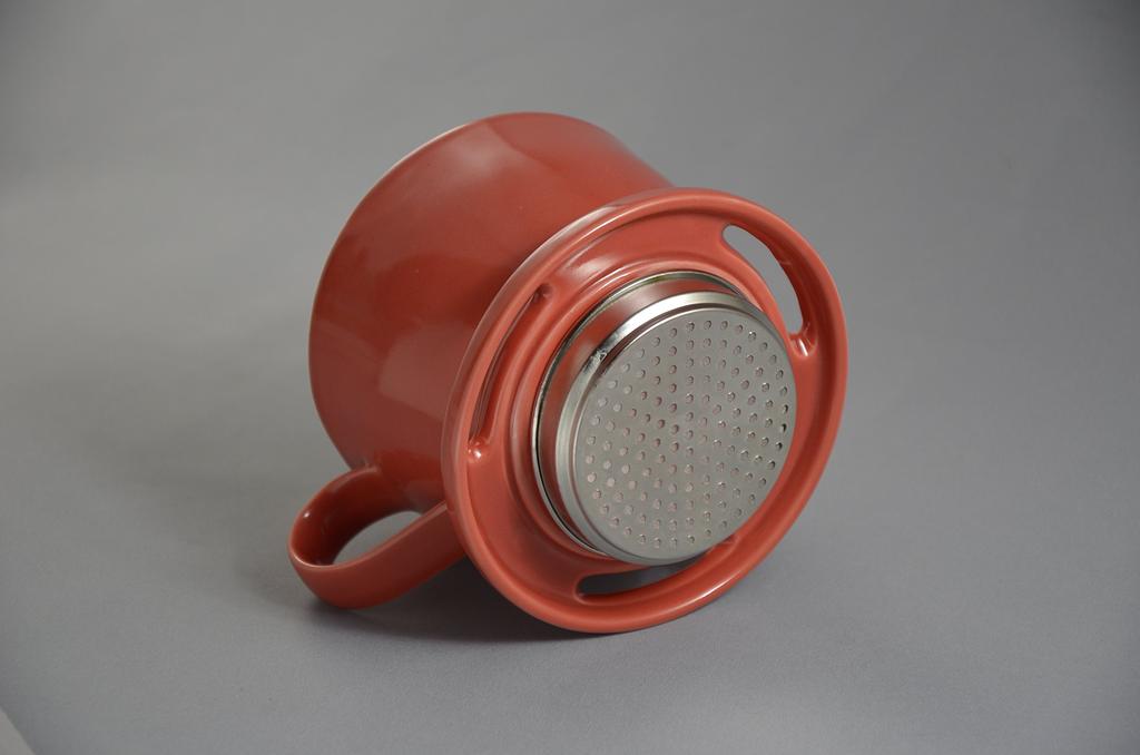 Toyo Ceramics Arita Ware Detachable Eco Dripper, Red