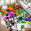 Custom Name Personalized Sprunki Game Print Carpet, Versatile Home Decor Rug, for Playroom, Apartment, Balcony, Entryway, Hallway Gift