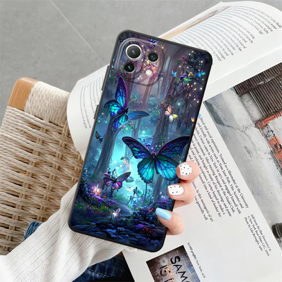 Dream Butterfly Funda Phone Cover Case for Xiaomi Mi 11 10T 12T Pro 13 Lite 12 12X 14 11T
