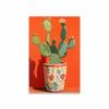 Mexican Cactus Print Colorful Cactus Watercolor Poster Boho Cactus Print Mexico Nature Landscape Botanical Canvas Painting
