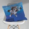 NNirvanaS Cool Pillow Over Living Room Sofa Cushion Cover Home Decoration Bedroom Room Bed Pillow Cover