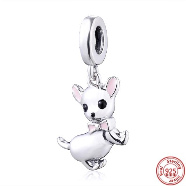 925 Silver Love Collection Beaded Pendant Charm Accessory Bracelet Women 'S Diy Jewelry