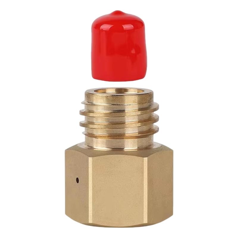 Professional High Compatibility TR21 4 To TR21 3 Brass Connector Coupling Tool Less Installation CO2 Conversion Adapter