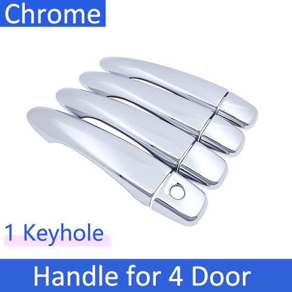 Für Nissan NP300 Navara D23 2015 ~ 2022 Renault Alaskan Chrom Türgriff Abdeckung Trim Aufkleber Auto Styling Dekoration