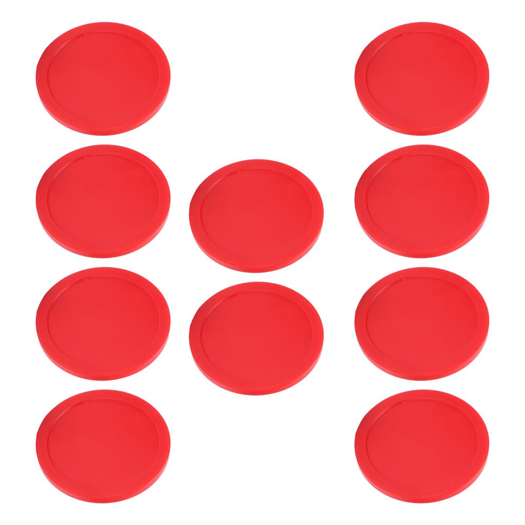 10pcs 64mm Ice Hockey Table Pucks Replacement Round Table Hockey Pucks for Practicing and Training