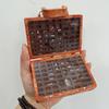Dollhouse Miniature Home Decorative Items With Crystal Embellishments On Wooden Ornaments Doll Accessories Toys