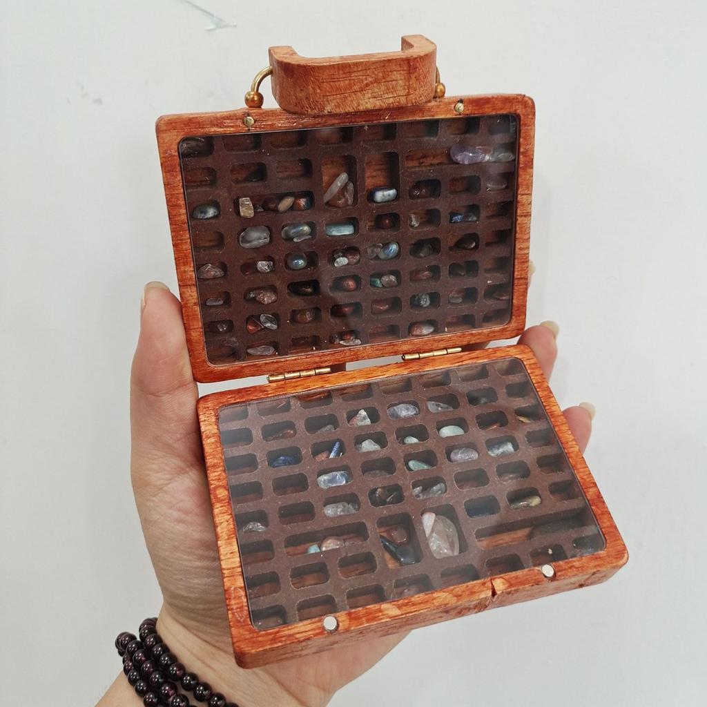 Dollhouse Miniature Home Decorative Items With Crystal Embellishments On Wooden Ornaments Doll Accessories Toys