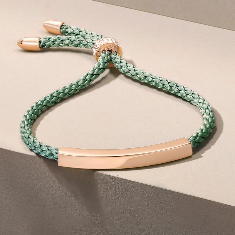 Couple Bracelet Hand Rope Gift Simple Woven Bracelet Commemorative Valentine's Day Gift