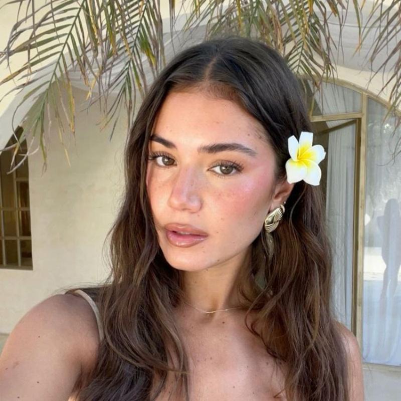 3-10pcs/set Plumeria Flower Hair Clip For Women Elegant Side Bangs Clips Hawaiian Party Hair Accessories
