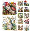 Easter Garden Gnome Decor Home Decoration Art Handmade Craft 5D DIY Partial Special Shaped Drill Diamond Painting Kit 30*30CM