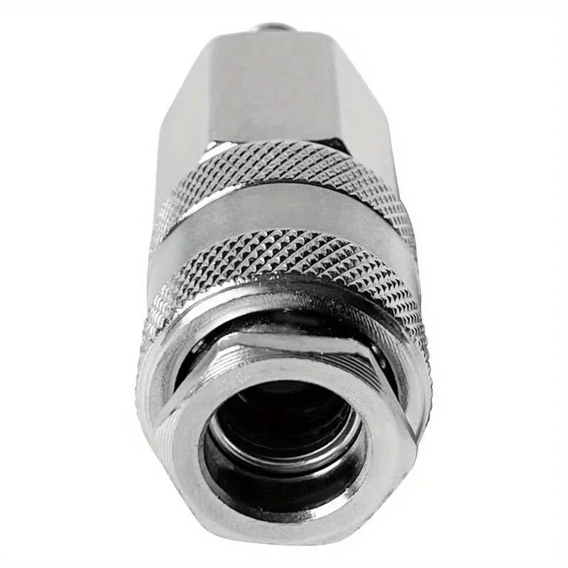 1Pc Car Tyre Wheel Inflatable Quick Connector Air Thread Nozzle Adapter Accessory Fast Conversion Head Clip Type Nozzle