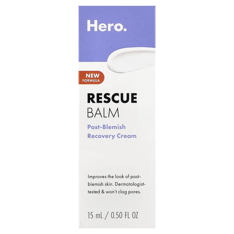 Hero Cosmetics Rescue Balm, 0.507 Fl Oz (15 Ml) (NEW)