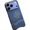 Pinkson Magnetic Kevlar Aramid Carbon Fiber Textured Full Protection Frosted Hard Case for Apple IPhone 17 Pro Max, Simple Business Light Style for Me